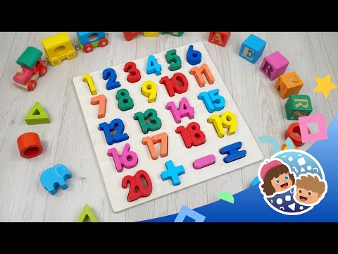 Meso Numrat nga 1 deri 20 per Femije 🔢 | Meso te Numerosh | Meso Shqip - Litika