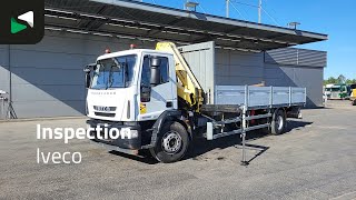 Ciężar&oacute;wka burtowa IVECO Eurocargo 180E250 4X2 Hyva V911 3S Crane Kran Manual Euro 5 | Obrazek 4 - Autoline