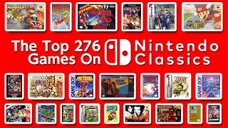 Nintendo Classics: Top 276 Games on Nintendo Switch Online (According to the Critics)