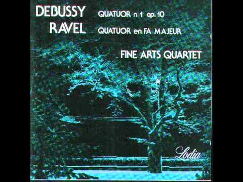 Fine Arts Quartet: 2nd mvt of Ravel's String Quartet in F major