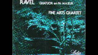 Fine Arts Quartet: 2nd mvt of Ravel's String Quartet in F major