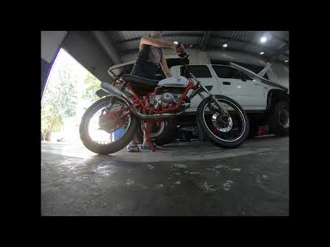 1971 Honda SL70 custom scrambler walkaround and sound