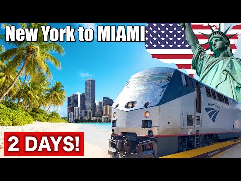 🇺🇸2 DAYS New York to Miami by America's NEWEST Sleeper Train | Amtrak Viewliner Silver Meteor