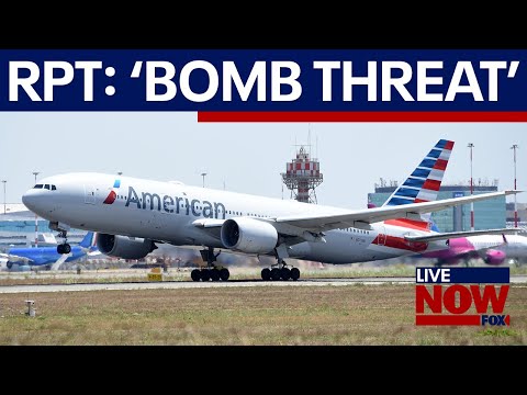 Video | BREAKING: American Airlines flight from JFK diverts after being escorted to Rome  | LiveNOW from FOX