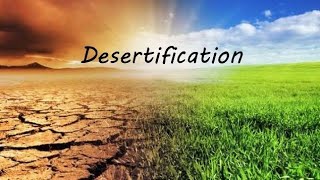 Desertification in environment science