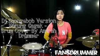 Download lagu DJ Spongebob Versi Burung Gagak | Tik Tok | Drum Cover by Nur Amira Syahira Drummer Girl Malaysia mp3
