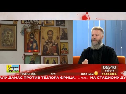 RTS JUTARNJI PROGRAM - Kako se obeležava slava - otac Predrag Popović