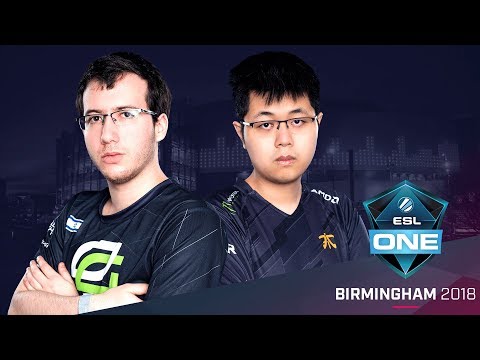 Dota 2 - OpTic Gaming vs. Fnatic - Game 1 - Semifinal - ESL One Birmingham 2018