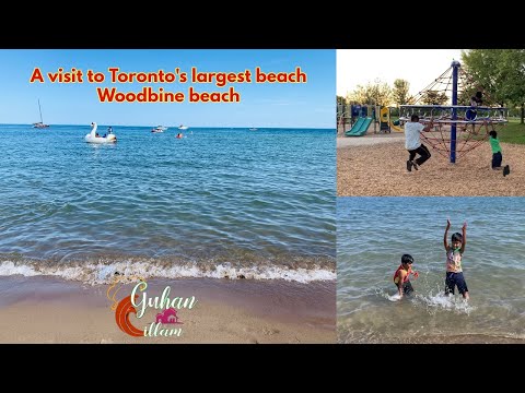 Summer Trip Vlog | Beaches to visit in Toronto Canada | Woodbine beach Vlog in Tamil | Family outing
