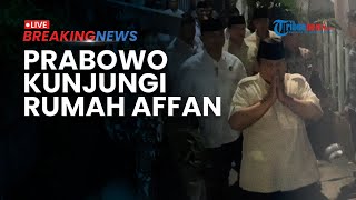 BREAKING NEWS: Presiden Prabowo Kunjungi Rumah Duka Affan Kurniawan Korban Terlindas Rantis Brimob
