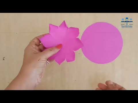 Festive Paper Flowers Brighten Up Your Diwali Decoration #viralvideo #papercraft #diy @spruhaindu
