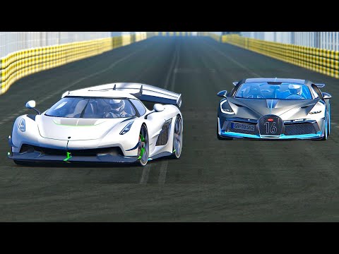 Koenigsegg Jesko vs Bugatti Divo - Macau GP