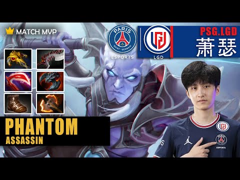 Phantom Assassin Safelane | PSG.LGD.Ame | AME NEW PA PERSONA LOOKING GOOD | 7.32b Gameplay Highlight