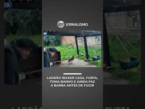 Ladrão "faz a limpa" em casa, toma banho e ainda faz a barba antes de fugir | #SeLigaBrasil