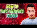 How To Find Trending Topics | Buzzsumo Review  2023 | Social Media Marketing