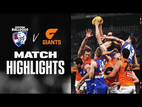 Western Bulldogs v GWS Giants Highlights | Round 22, 2022 | AFL