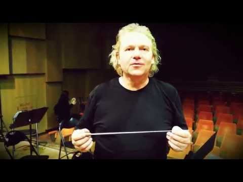 Conrad Van Alphen presenting the Bucharest Symphony Orchestra