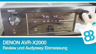 Denon AVR-X2000 Review und Audyssey Einmessung