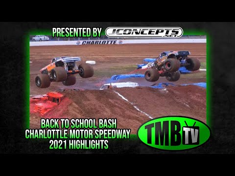 TMB TV Monster Trucks - Highlights - Charlotte Motor Speedway Back To School Bash 2021