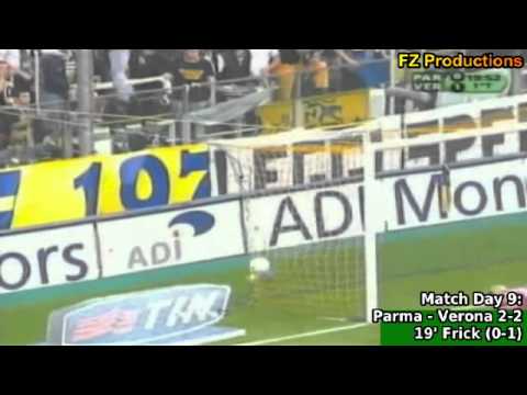 Serie A 2001-2002, day 09 Parma - Verona 2-2 (Frick, Mutu, Di Vaio, Bonazzoli)