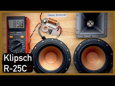 Klipsch R-25C - Teardown and Reverse Engineering