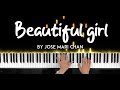 Beautiful Girl by Jose Mari Chan piano cover +sheet music