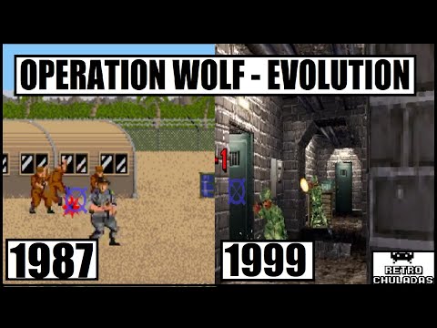 Operation Wolf 🐺 Videogames Evolution  (1987 - 1999) ⏲️