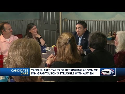 Yang tells voters about going to school in NH