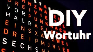 DIY Wortuhr mit Frontplatte aus Edelstahl! - So geht Style! | Tips, Tricks & More