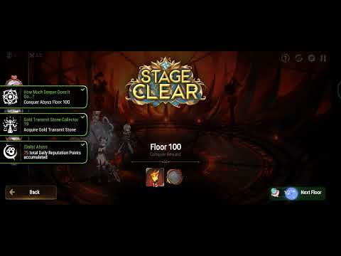 Cleared Abyss 100 with Landy!