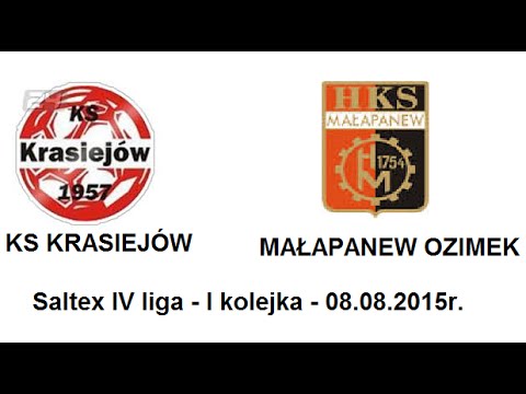 IV liga: KS Krasiejów 1-1 Małapanew Ozimek [08.08.2015].