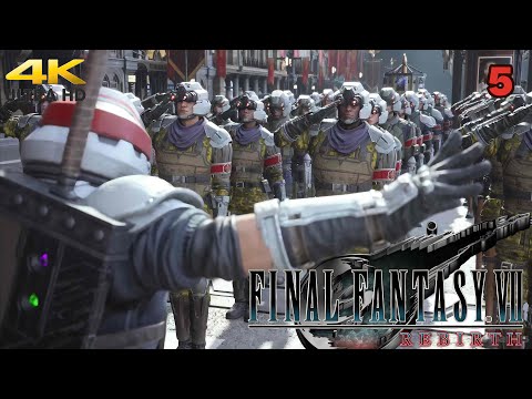Final Fantasy VII Rebirth Gameplay Part 5 Walkthrough Full Game [ Ps5 4K 60FPS HDR ] No Commentary