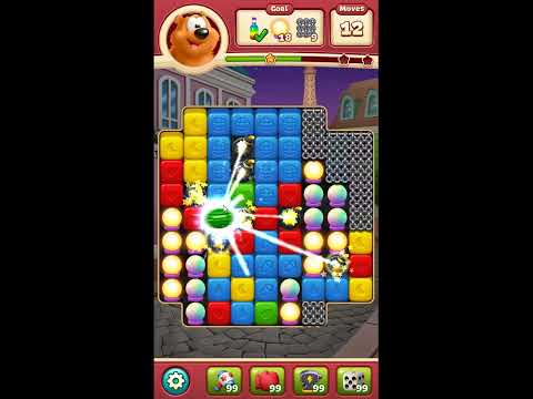 Toon Blast Level 6287 - NO BOOSTERS 🐻🐺🐱 | SKILLGAMING ✔️