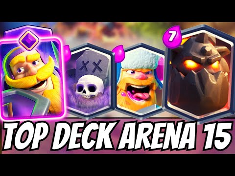 NEW TOP DECK ARENA 15 con le EVOLUZIONI!!! [clash royale ita]