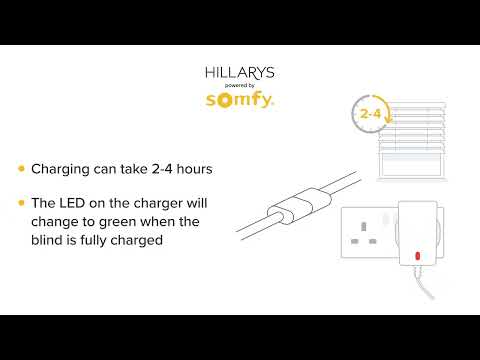 How to charge your electric blinds YouTube video thumbnail