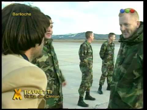 Figuretti at Clinton's Visit - Videomatch 1997