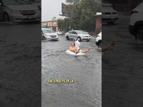 WHEN IT FLOODS IN LA, CALIFORNIA 👁️👄👁️