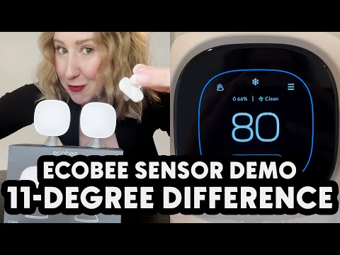 This video provides a demonstration and review of the ecobee Smart Sensor, highlighting its features for comfort, security, and energy savings when used with ecobee thermostats.