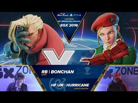 SFV: RB Bonchan vs HF UM Hurricane - EGX 2016 Day 1 Pools - CPT 2016