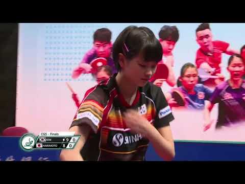 [2019 ITTF Hong Kong J&C Open] Kim Nayeong vs Miwa Harimoto  2019.9.20
