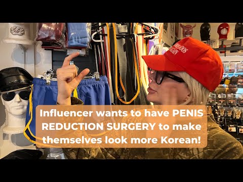 Influencer wants PENIS REDUCTION SURGERY because he wants to 'feel more Korean' Part One