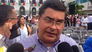 El diputado Presidente de la (Jucopo)  Jose Antonio de la Vega Asmitia  da su opinión del caso  Gran