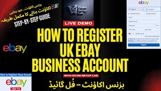 eBay Business Account Setup 2026 | Step-by-Step (Avoid Suspension)