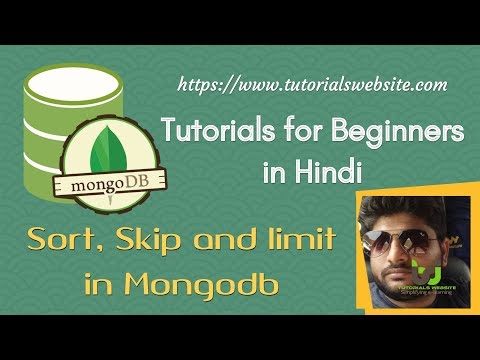 Mongodb Tutorials for beginners in Hindi | sort skip and limit records in MongoDB collections