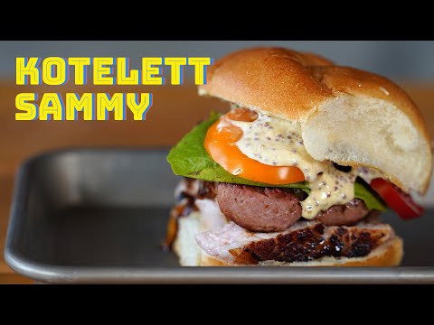 Kotelett Sammy | German Pork Sandwich | German Barbecue Recipes | Spatchcock Funk
