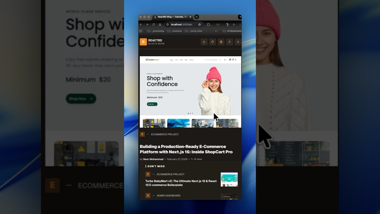 Best blog website in town from reactbd #coding #trending #trendingshorts