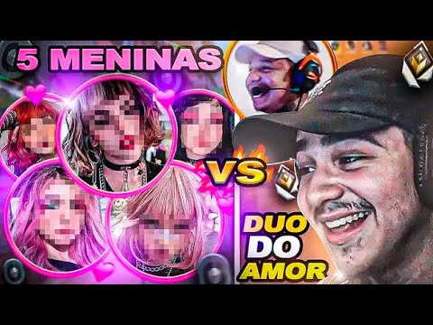 2 PRO PLAYERS vs 5 MENINAS FERRO!