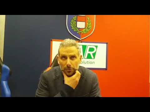 Intervista post gara GOZZANO - CREMA 4-6 (QUARTI DI FINALE COPPA ITALIA SERIE D 14/03/2018)