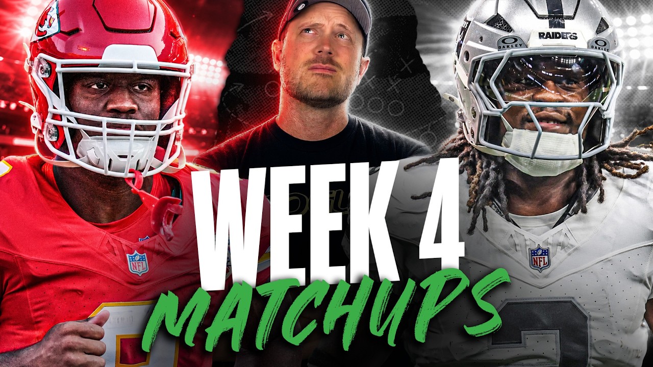 Week 4 Matchups + Start/Sits, Wheel of Shame!