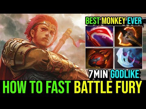 Brutal Savage God Mode 7Min GodLike 11Min Battle Fury Monkey King Best Mk Ever By MC Dota 2 FullGame